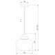Подвесной светильник Eurosvet Jeffry 50241/1 LED дымчатый a060674