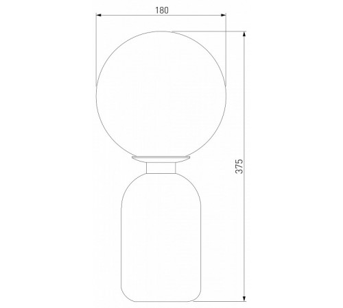 Настольная лампа Eurosvet Bubble 01197/1 черный жемчуг a060936 Настольная лампа Eurosvet Bubble 01197/1 черный жемчуг a060936