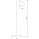 Торшер Eurosvet Montero 01135/1 черный a061346