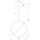 Подвесной светильник Eurosvet Element 90281/1 хром a061420