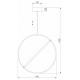 Подвесной светильник Eurosvet Element 90282/1 хром a061421
