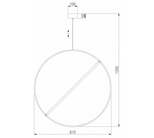 Подвесной светильник Eurosvet Element 90283/1 хром a061422