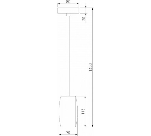 Подвесной светильник Eurosvet Bonaldo 50246/1 LED белый a061437