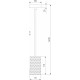 Подвесной светильник Eurosvet Bonaldo 50247/1 LED черный a061440