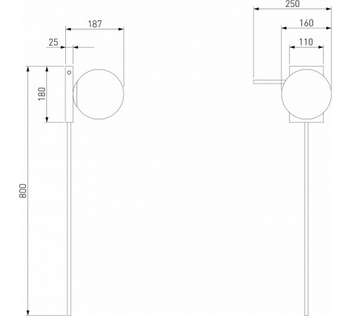 Бра Eurosvet Fredo 40033/1 латунь a061463 Бра Eurosvet Fredo 40033/1 латунь a061463