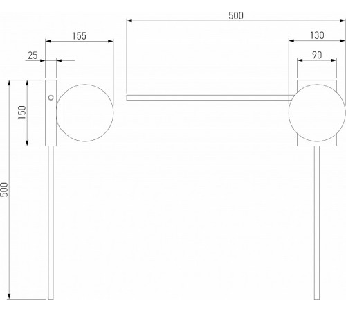 Бра Eurosvet Fredo 40035/1 золото a061494