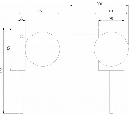 Бра Eurosvet Fredo 40036/1 золото a061495