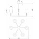 Люстра на штанге Eurosvet Conso 60145/6 хром Smart a061955