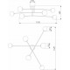 Потолочная люстра Eurosvet Netz 30181/6 черный Smart a062214