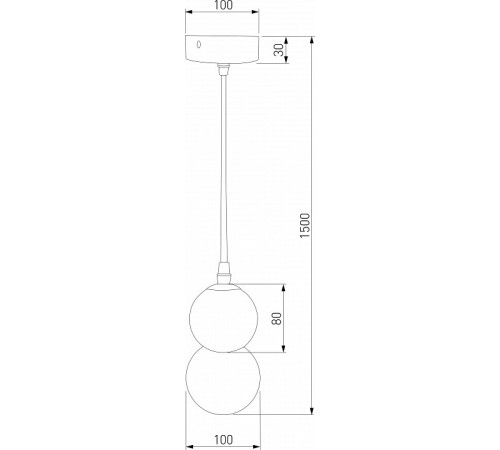 Подвесной светильник Eurosvet Polar 50250/1 LED черный a062386