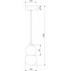 Подвесной светильник Eurosvet Polar 50250/1 LED серый a062392