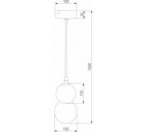 Подвесной светильник Eurosvet Polar 50251/1 LED белый a062394