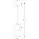 Подвесной светильник Eurosvet Polar 50251/1 LED белый a062394