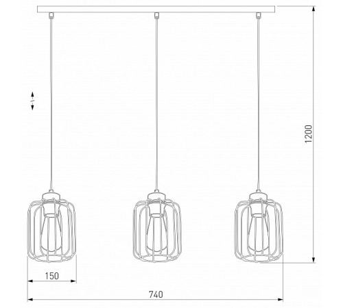 Подвесной светильник TK Lighting Galaxy New 4716 Galaxy New a062967