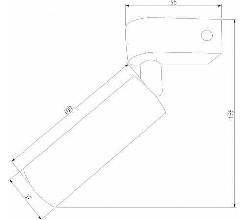 Спот Eurosvet Pitch 20143/1 LED черный a063184
