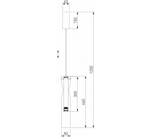 Подвесной светильник Eurosvet Swan 50253/1 LED латунь a063268