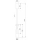 Подвесной светильник Eurosvet Swan 50253/1 LED графит a063276