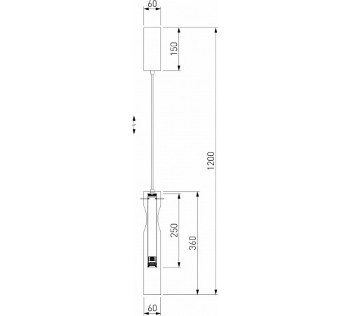 Подвесной светильник Eurosvet Swan 50254/1 LED латунь a063278