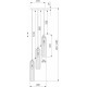 Подвесной светильник Eurosvet Siesta 50252/3 хром Smart a063660