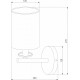Бра Eurosvet Caprera 60146/1 латунь a063857