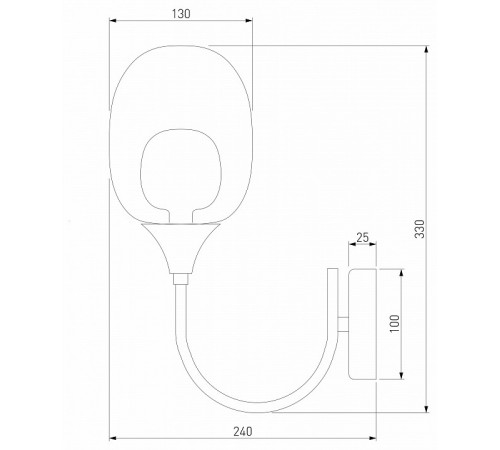 Бра Eurosvet Spritz 70218/1 латунь a064796 Бра Eurosvet Spritz 70218/1 латунь a064796