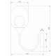 Бра Eurosvet Spritz 70218/1 латунь a064796