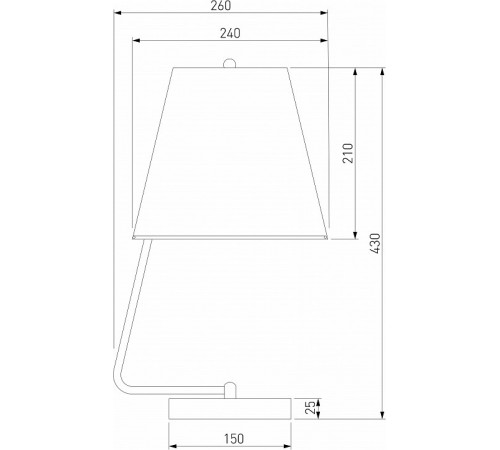 Настольная лампа Eurosvet Amaretto 01165/1 хром a064999 Настольная лампа Eurosvet Amaretto 01165/1 хром a064999