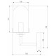 Бра Eurosvet Pluto 60156/1 хром a065041