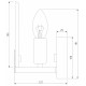Бра Eurosvet Marble 60158/1 латунь a065048
