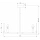 Люстра на штанге Eurosvet Marble 60158/5 латунь Smart a065049