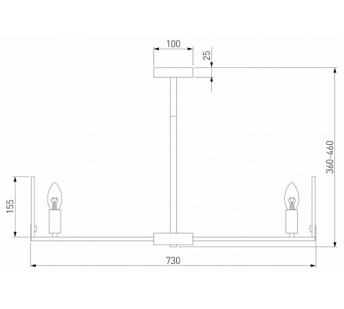 Люстра на штанге Eurosvet Marble 60158/7 латунь Smart a065050 Люстра на штанге Eurosvet Marble 60158/7 латунь Smart a065050