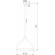 Подвесной светильник TK Lighting Cap 2070 Cap White a065139