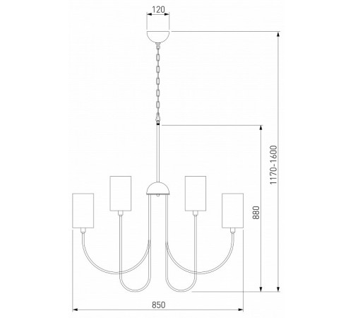 Подвесная люстра Eurosvet Abbey 60164/10 никель Smart a065750 Подвесная люстра Eurosvet Abbey 60164/10 никель Smart a065750