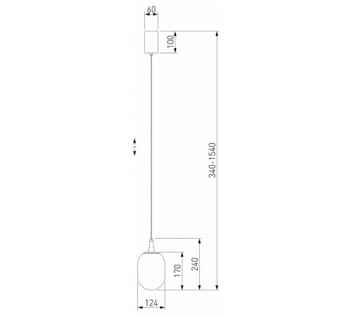 Подвесной светильник Eurosvet Pineapple 50266/1 янтарный a066525