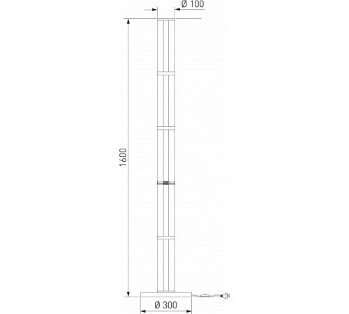 Торшер Eurosvet Stark 80537/1 латунь a067959