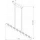 Подвесная люстра Eurosvet Tapioca 90332/17 черный a068076