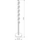 Торшер Eurosvet Tapioca 90332/12 черный a068079