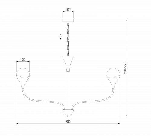 Подвесная люстра Eurosvet 60169/8 никель Smart a068277