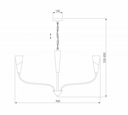 Подвесная люстра Eurosvet 60167/8 никель Smart a068285