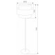 Торшер TK Lighting 5405 Calisto a068432