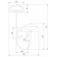 Бра Eurosvet Fungo 50388/2 LED черный a068860