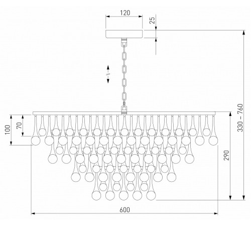 Подвесная люстра Bogate s Gutta 476/8 a068863 Подвесная люстра Bogate s Gutta 476/8 a068863