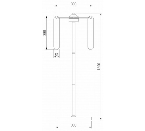 Торшер Eurosvet Claire 01171/3 золото a069014