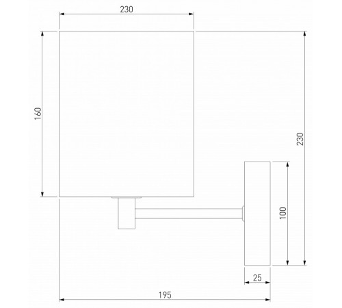 Бра Eurosvet Brume 60174/1 латунь a069022 Бра Eurosvet Brume 60174/1 латунь a069022