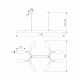 Люстра на штанге Eurosvet Covalent 30180/6 черный Smart a069153