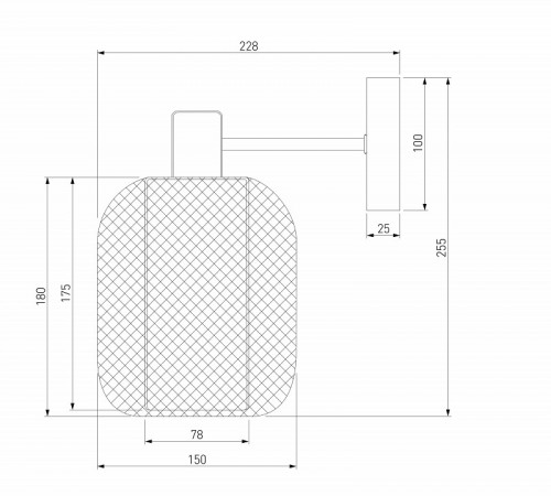 Бра Eurosvet Voile 30192/1 золото a069158