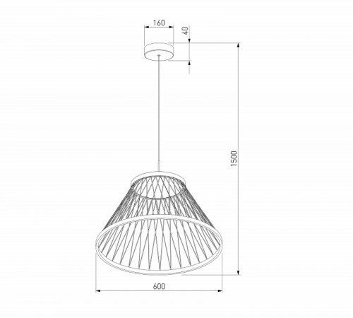 Подвесная люстра Eurosvet Cesta 40017/1 LED коричневый a069288 Подвесная люстра Eurosvet Cesta 40017/1 LED коричневый a069288