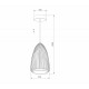 Подвесной светильник Eurosvet Comodita 40009/1 LED черный a069294