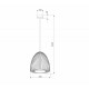 Подвесной светильник Eurosvet Comodita 40010/1 LED черный a069296