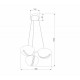 Подвесная люстра Eurosvet Emisfero 50083/3 LED золото a069300